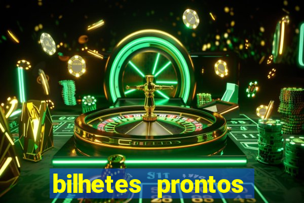 bilhetes prontos futebol hoje